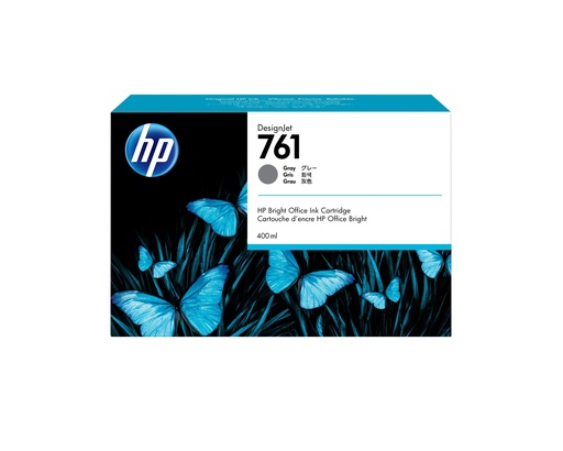 [54312] HP 761 400-ml Gray DesignJet Ink Cartridge