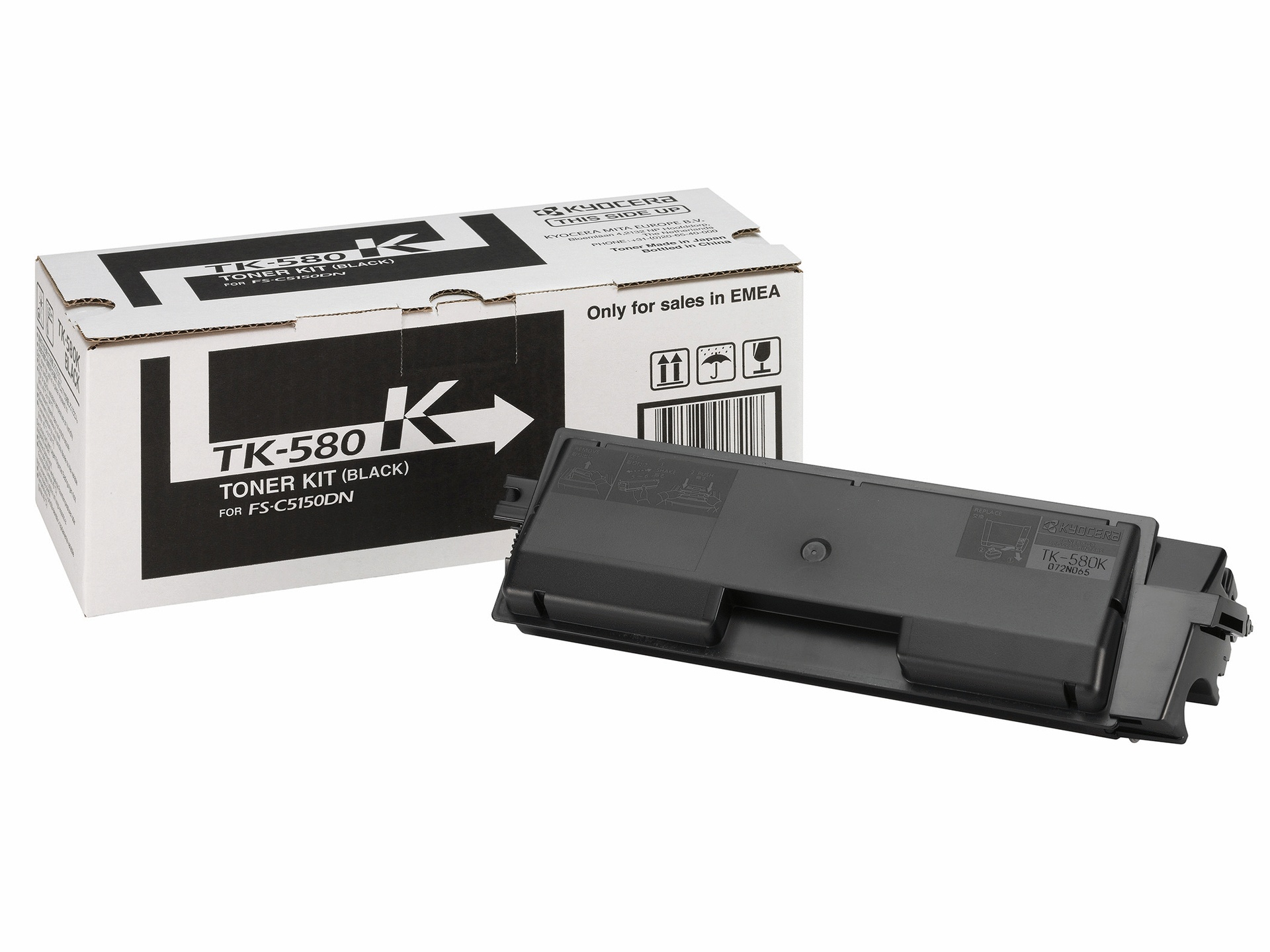 Kyocera 1T02KT0NL0/TK-580K - Toner noir, 3 500 pages