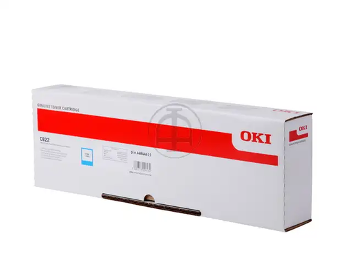 [54473] OKI 44844615 Kit toner cyan, 7.300 Feuilles ISO/IEC 19752 pour C 822 CDTN/DN/N