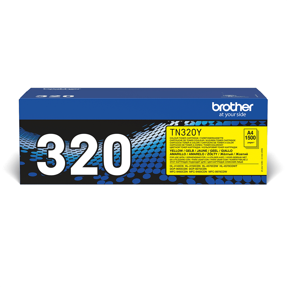 Brother TN-320Y - Toner jaune, 1 500 pages