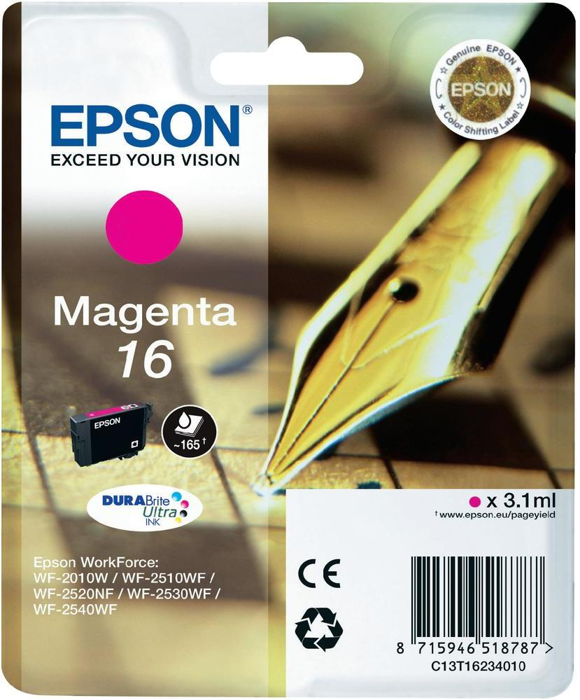 Epson C13T16234010 - Cartouche d'encre magenta, 165 pages