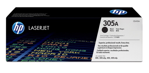 [54692] HP CE410A/305A Cartouche toner noir, 2.200 Pages ISO/IEC 19798 pour HP LaserJet M 375