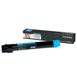 Lexmark X950X2CG - Toner cyan haute capacité, 22 000 pages