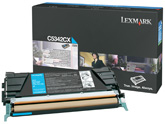 Lexmark C5342CX - Toner cyan haute capacité, 7 000 pages