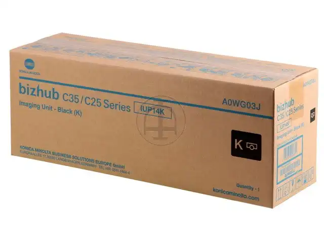Konica Minolta A0WG03J|IUP-14 K Kit tambour noire, 20.000 pages