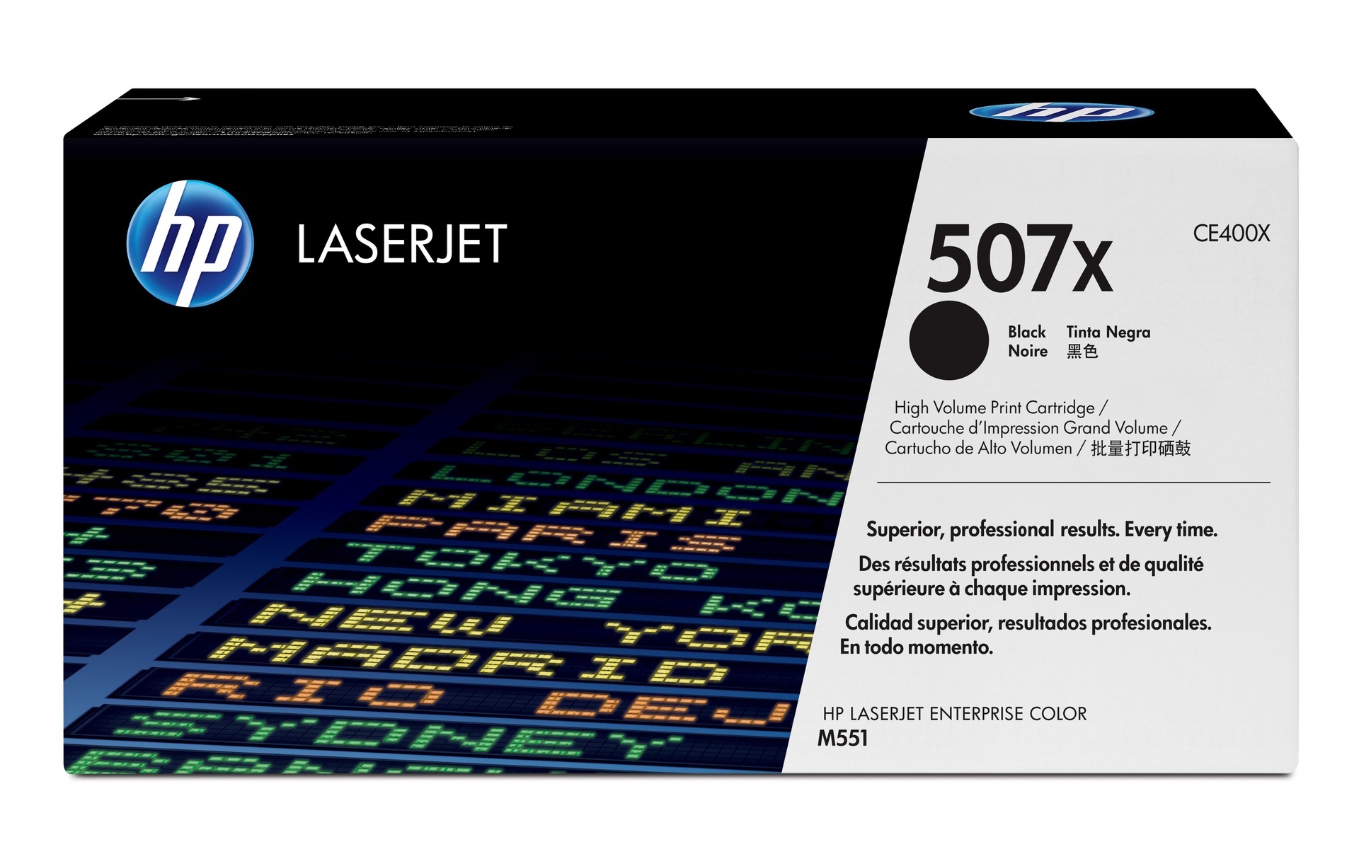 HP CE400X/507X - Toner noir haute capacité, 11 000 pages