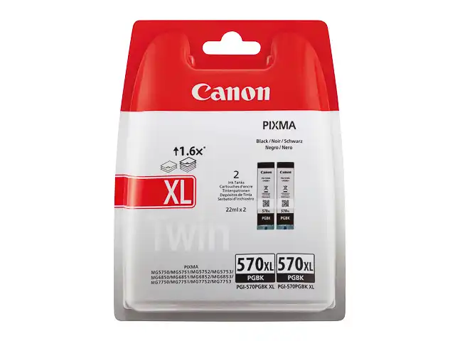 Canon 0318C007 - Cartouche d'encre noire haute capacité, 2 x 1 000 pages