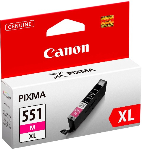 Canon 6445B004/CLI-551XL - Cartouche d'encre magenta haute capacité, 680 pages