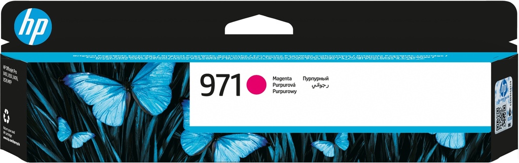 HP CN623AE/971 - Cartouche d'encre magenta, 2 500 pages