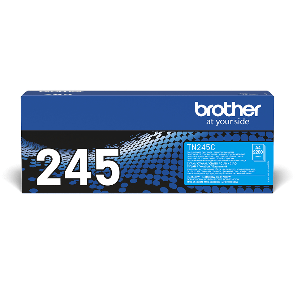 Brother TN-245C - Toner cyan haute capacité, 2 200 pages