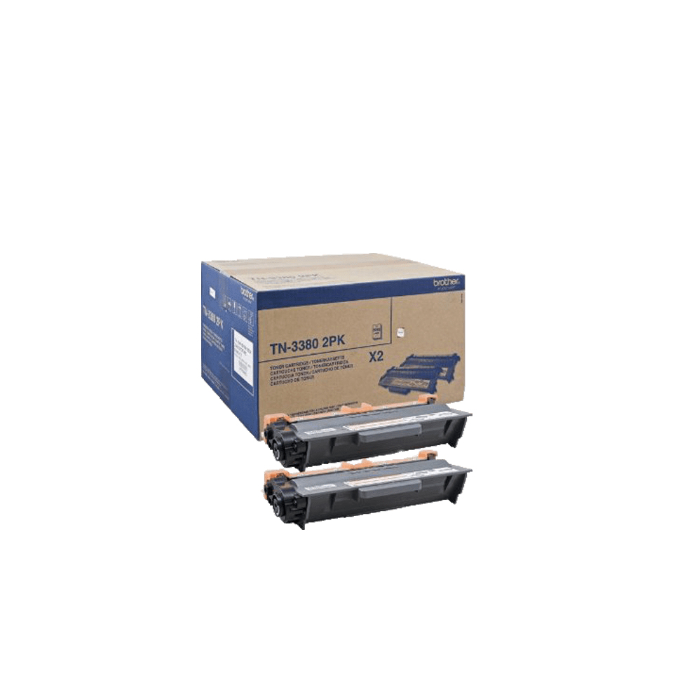 Brother TN-3380TWIN - Toner noir haute capacité, 2 x 8 000 pages