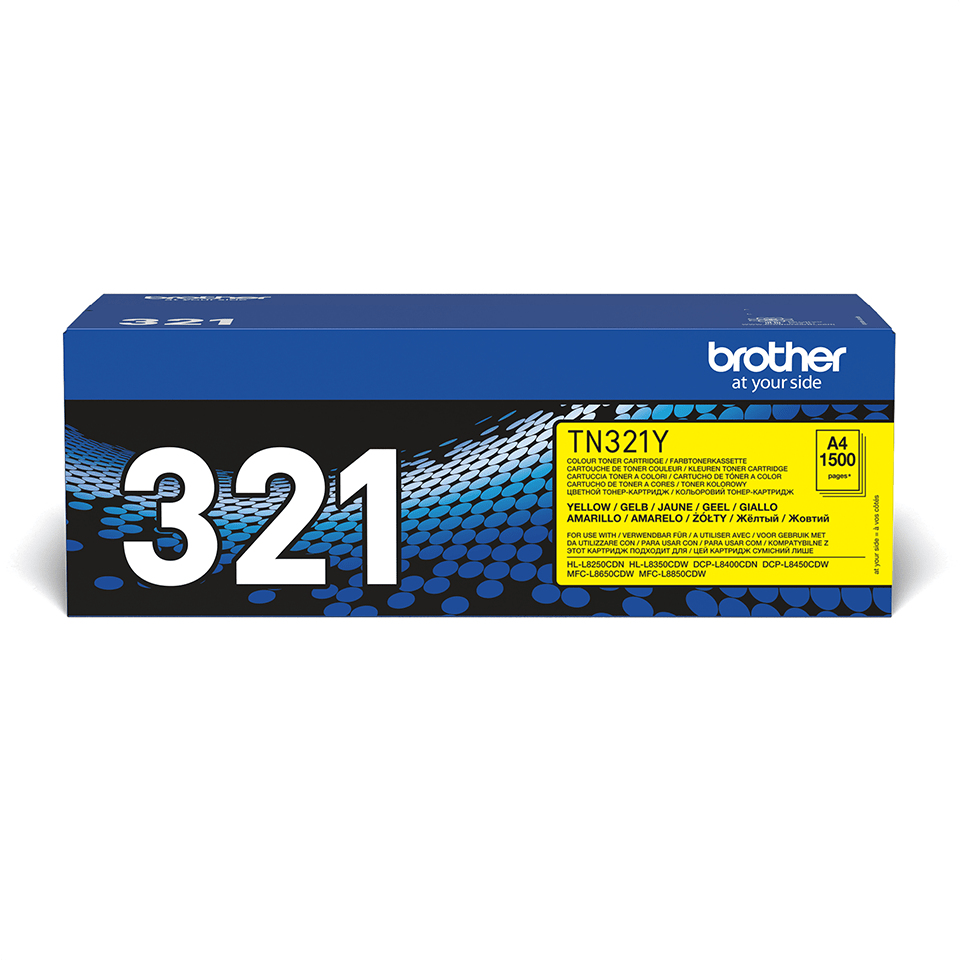 Brother TN-321Y - Toner jaune, 1 500 pages
