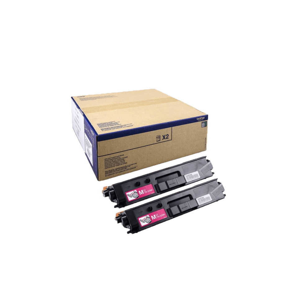 Brother TN-329MTWIN - Toner magenta haute capacité, 2 x 6 000 pages