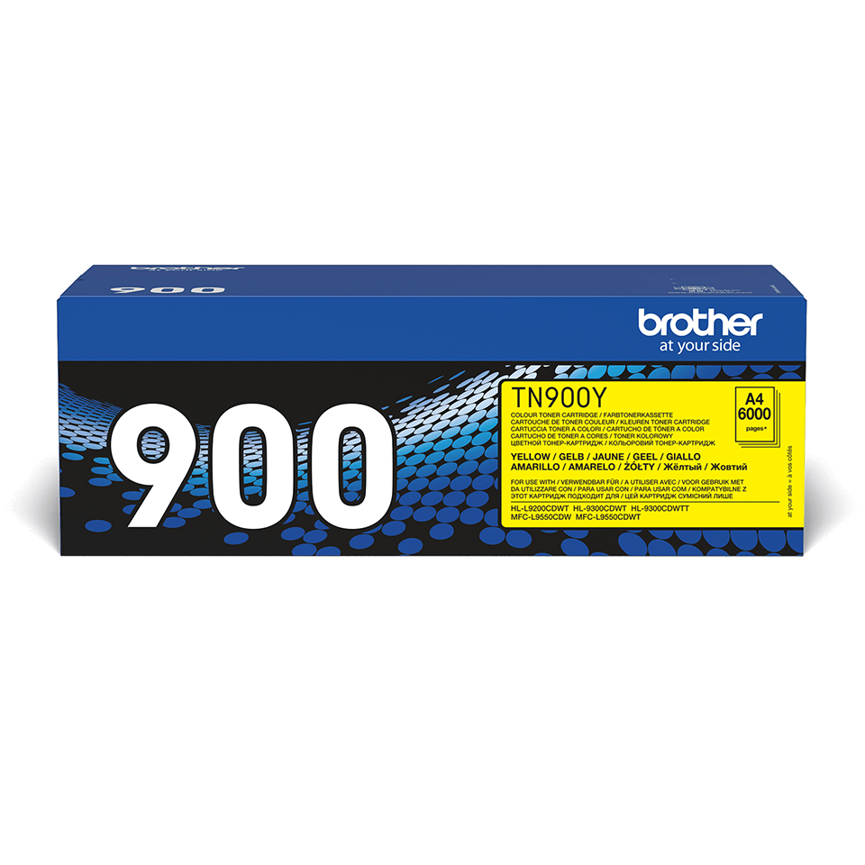 Brother TN-900Y - Toner jaune, 6 000 pages