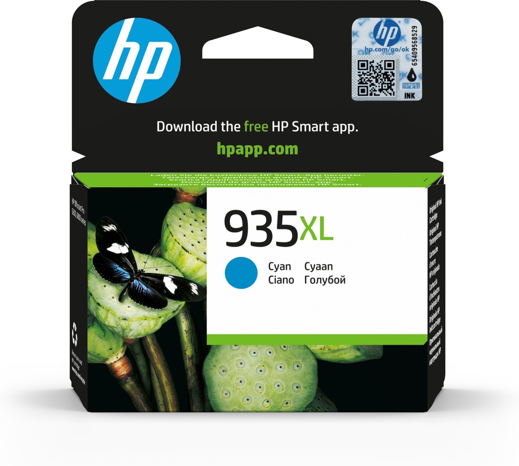 HP C2P24AE - Cartouche d'encre cyan haute capacité, 825 pages