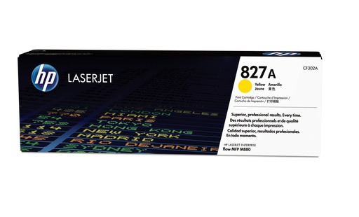 [57094] HP CF302A/827A Toner jaune, 32.000 Feuilles ISO/IEC 19798 pour HP Color LaserJet M 880