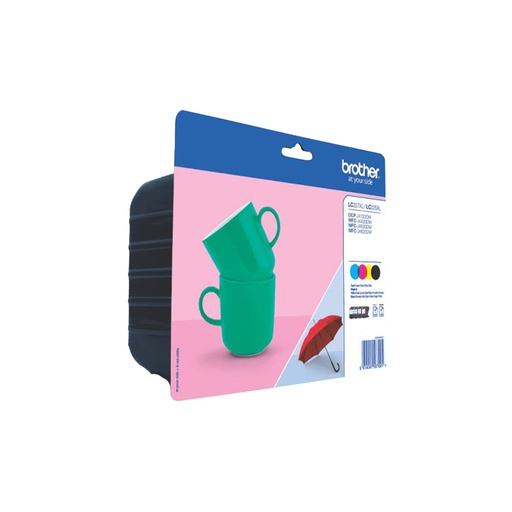 [58650] Brother LC-227XLVALBP Cartouche d'encre multi pack Bk,C,M,Y, 4x1.200 Feuilles ISO/IEC 24711 UE4 pour Brother MFC-J 4420