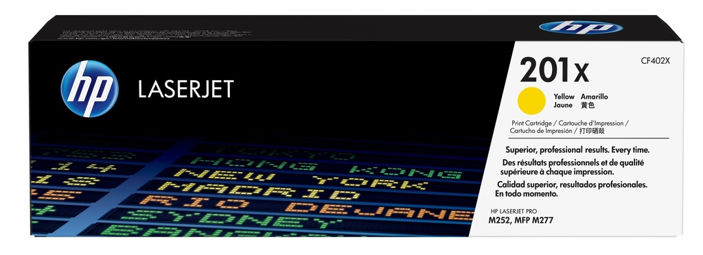 HP CF402X/201X - Toner jaune haute capacité, 2 300 pages