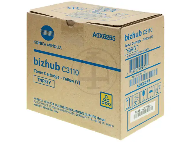 Konica Minolta A0X5255 - Toner jaune, 5 000 pages