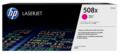 [58854] HP 508X High Yield Magenta Original LaserJet Toner Cartridge