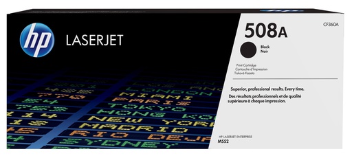 [58921] HP CF360A/508A Cartouche toner noir, 6.000 Feuilles ISO/IEC 19798 pour HP CLJ M 552