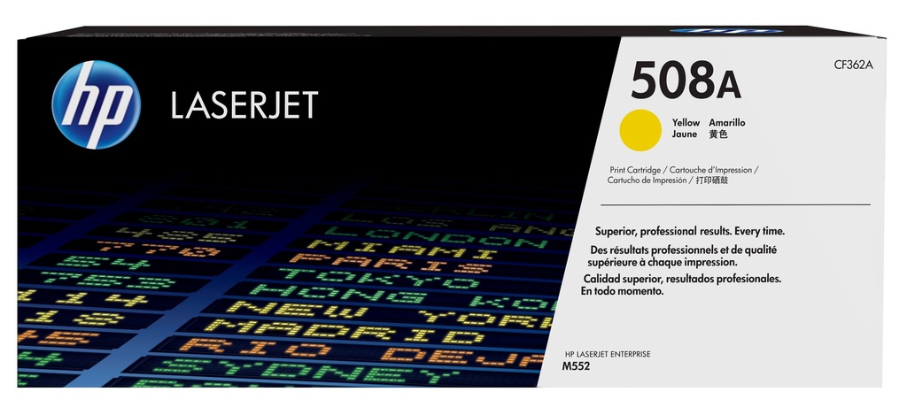 HP CF362A/508A - Toner jaune, 5 000 pages