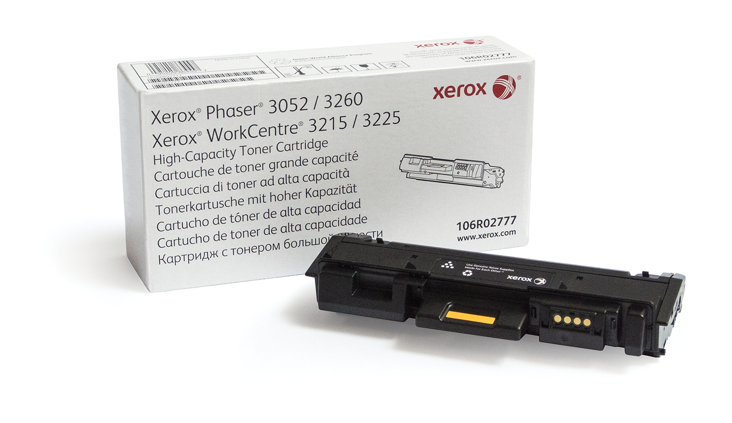 Xerox 106R02777 - Toner noir haute capacité, 3 000 pages
