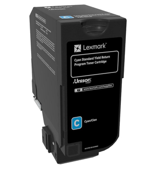 Lexmark 74C2SC0 - Toner cyan, 7 000 pages