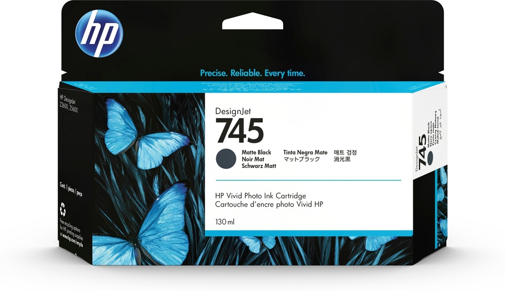 HP F9J99A/745 - Cartouche d'encre noire