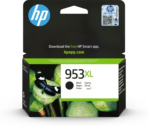 [61109] HP L0S70AE/953XL Cartouche d'encre noire haute capacité, 2.000 Feuilles 42.5ml pour HP OfficeJet Pro 7700/8210/8710