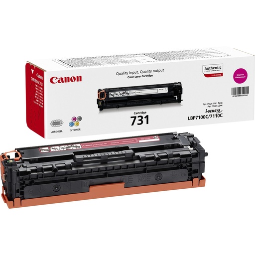 [61175] Canon 6270B002/731M Cartouche toner magenta, 1.500 Feuilles ISO/IEC 19798 pour Canon LBP-7110/MF 620