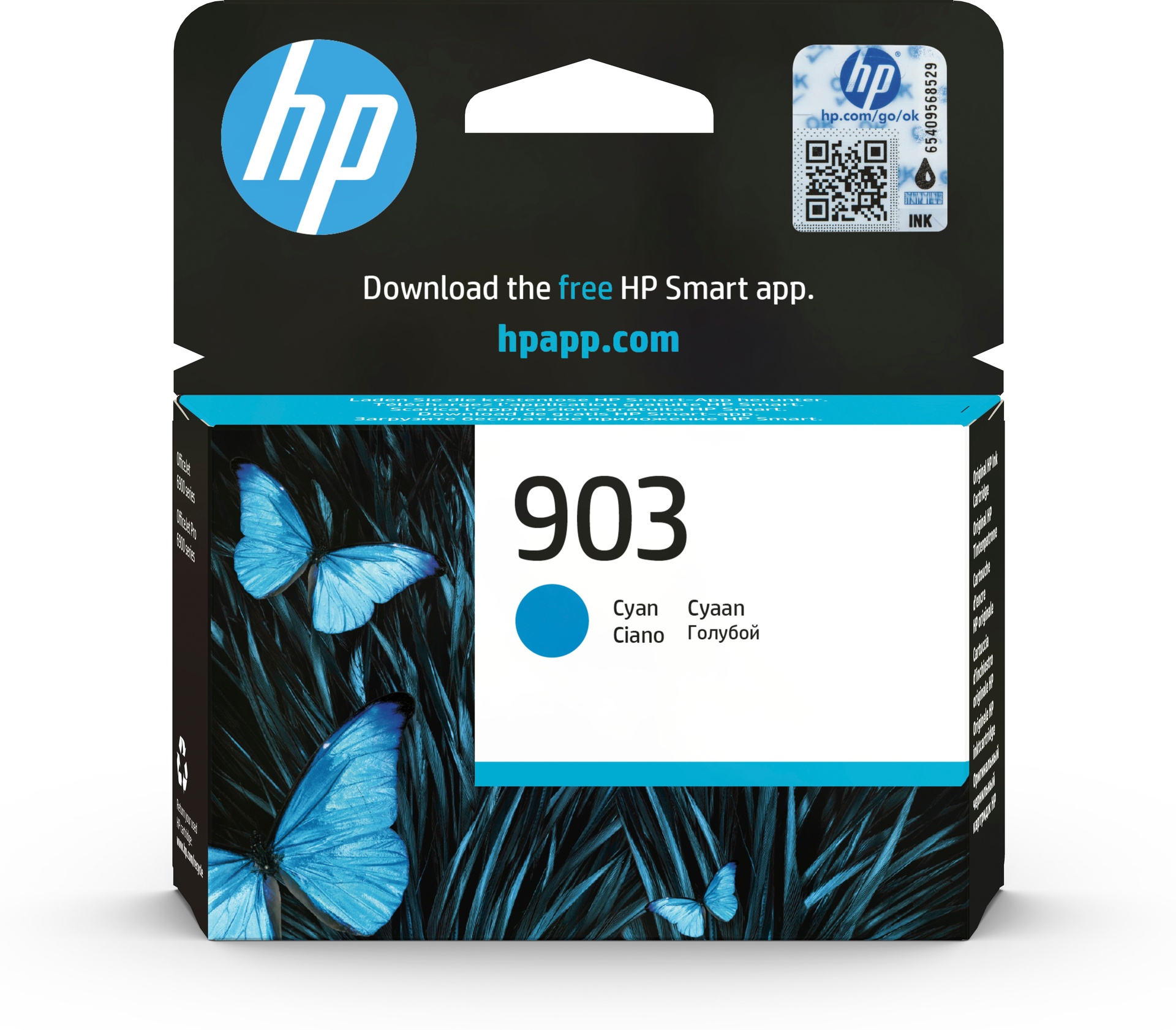 HP T6L87AE - Cartouche d'encre cyan, 315 pages