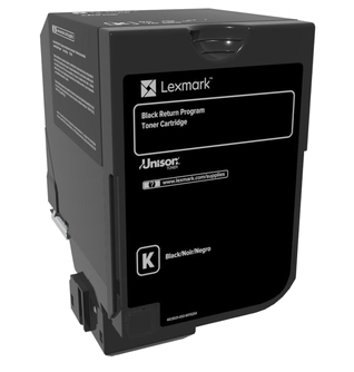 [61589] Lexmark 74C20K0 Cartouche de toner 1 pièce(s) Original Noir