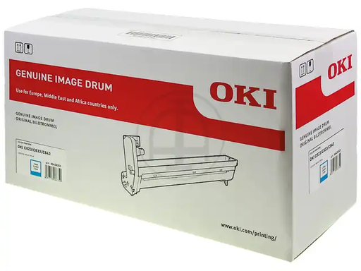 [62191] OKI 46438003 Kit tambour cyan, 30.000 Feuilles pour OKI C 823