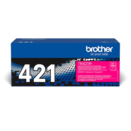 [63909] Brother TN-421M Kit toner magenta, 1.800 Feuilles ISO/IEC 19752 pour Brother HL-L 8260/8360