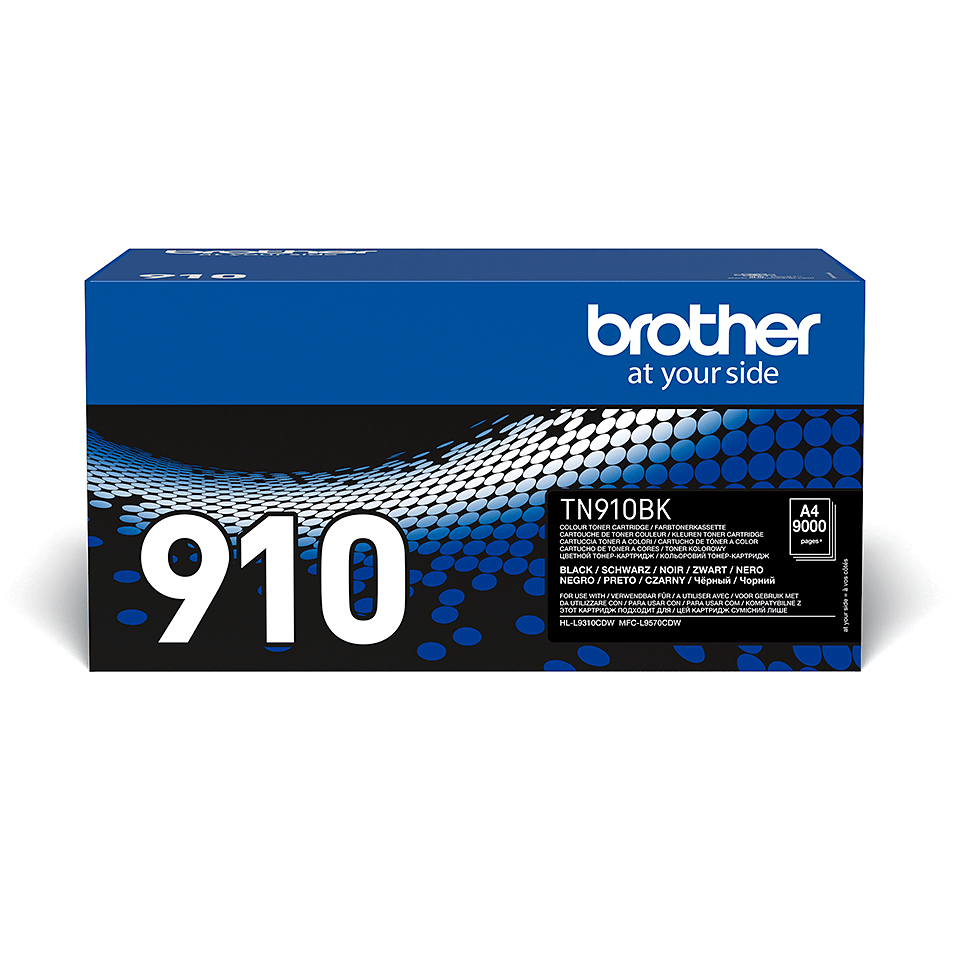 Brother TN-910BK - Toner noir, 9 000 pages