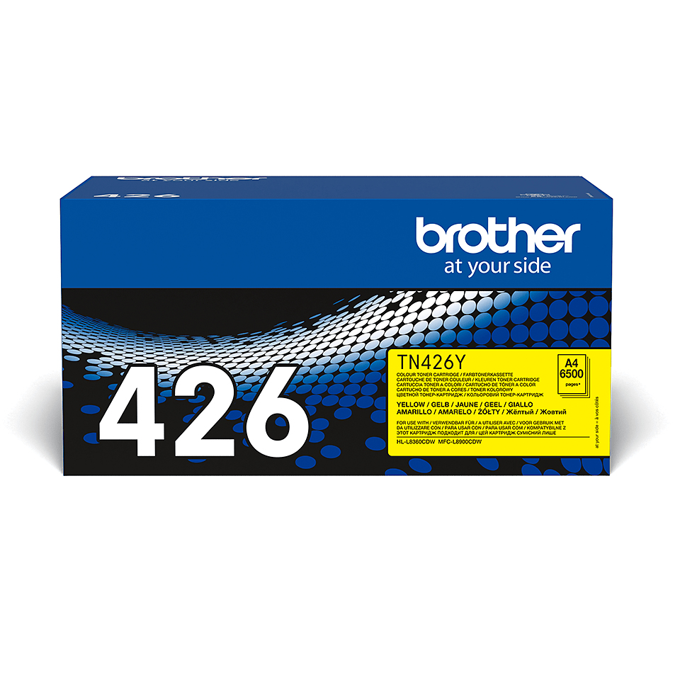 Brother TN-426Y - Toner jaune haute capacité, 6 500 pages