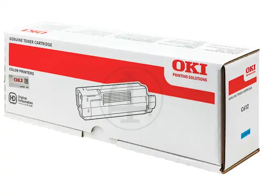 [65515] OKI 46507507 Kit toner cyan, 6.000 Feuilles ISO/IEC 19798 pour OKI C 612