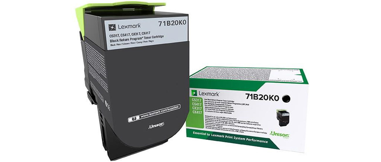 Lexmark 71B20K0 - Toner noir, 3 000 pages