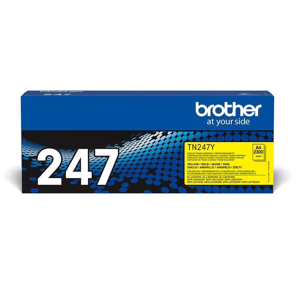 Brother TN-247Y - Toner jaune haute capacité, 2 300 pages