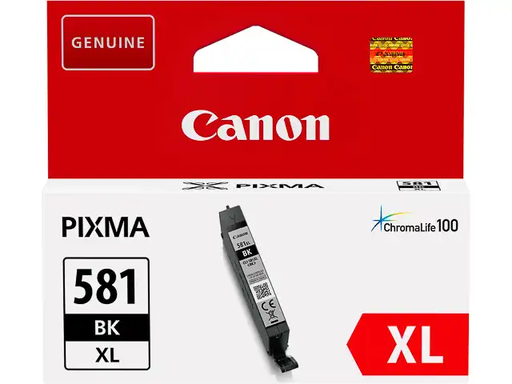[71675] Canon 2052C001/CLI-581BKXL Cartouche d'encre noire haute capacité, 3.120 Pages ISO/IEC 19752 520 Photos 8.3ml pour Canon Pixma TS 6150/8150