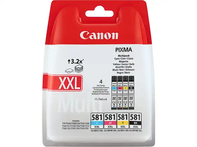 Canon 1998C005 - Cartouche d'encre multipack couleurs très haute capacité