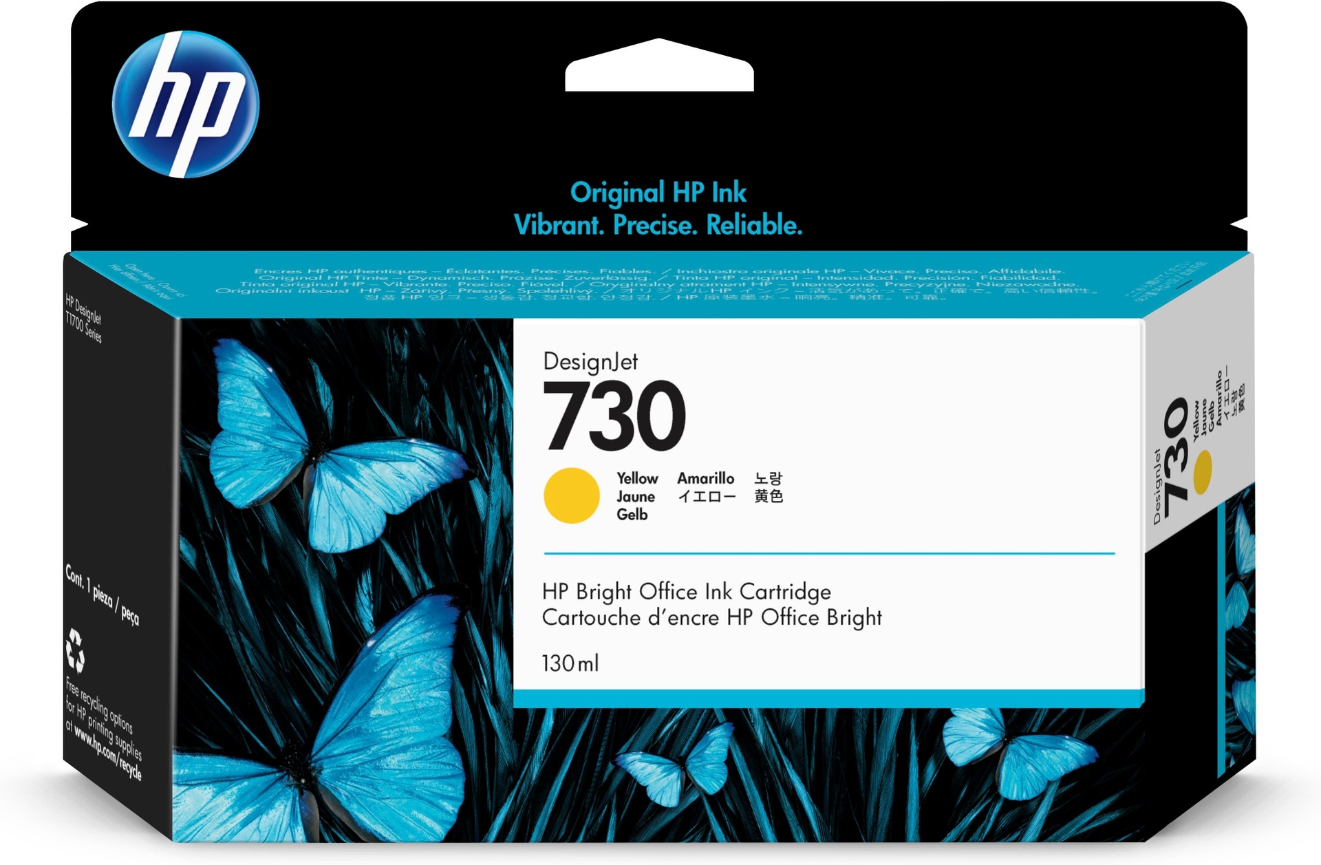 HP P2V64A - Cartouche d'encre jaune