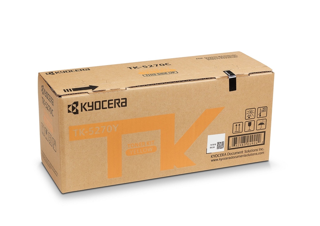 Kyocera 1T02TVANL0/TK-5270Y - Toner jaune, 6 000 pages