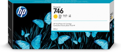 [72802] HP 746 300-ml Yellow DesignJet ink cartridge