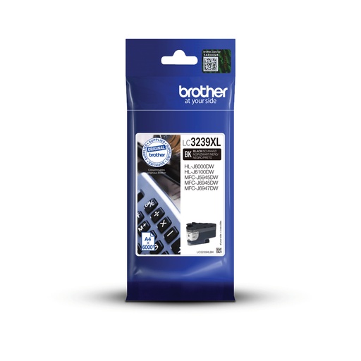 [73153] Brother LC-3239XLBK Cartouche d'encre noire, 6.000 Pages ISO/IEC 24711 pour Brother MFC-J 5945