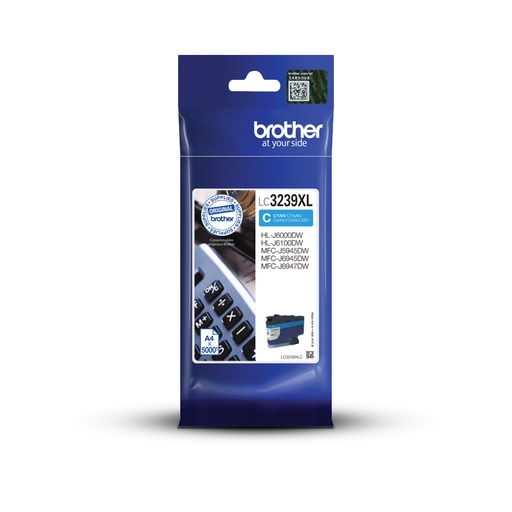 [73154] Brother LC-3239XLC Cartouche d'encre cyan, 5.000 Pages pour Brother MFC-J 5945