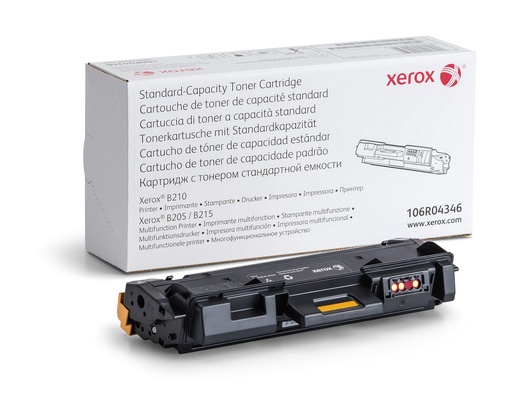 [93000] Xerox Cartouche de toner Noir de Capacité standard Imprimante ® B210, Imprimante multifonction ® B205​/​ ® B215 (1500 pages) - 106R04346