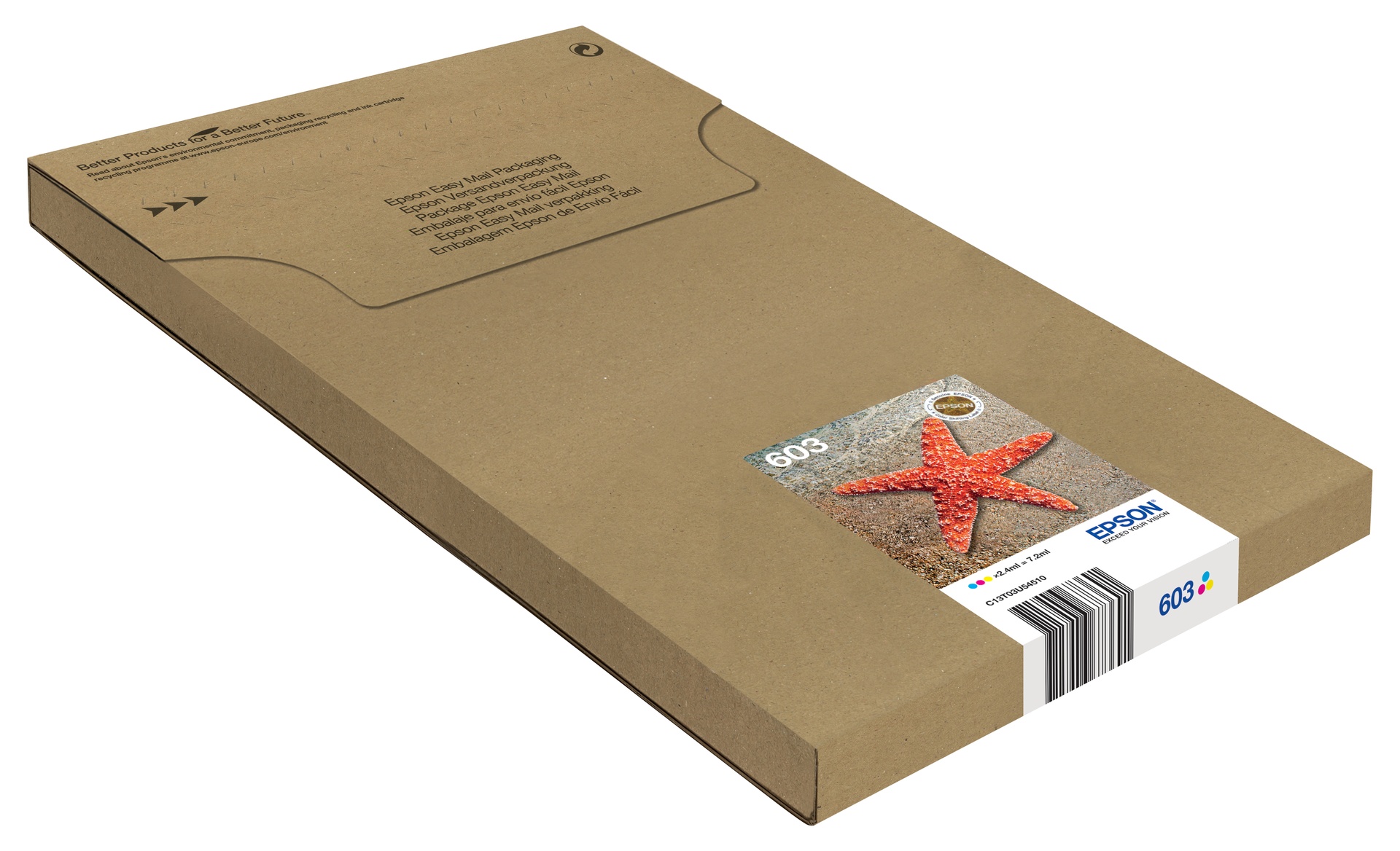 Epson C13T03U54510 - Cartouche d'encre multipack couleurs, 3 x 130 pages