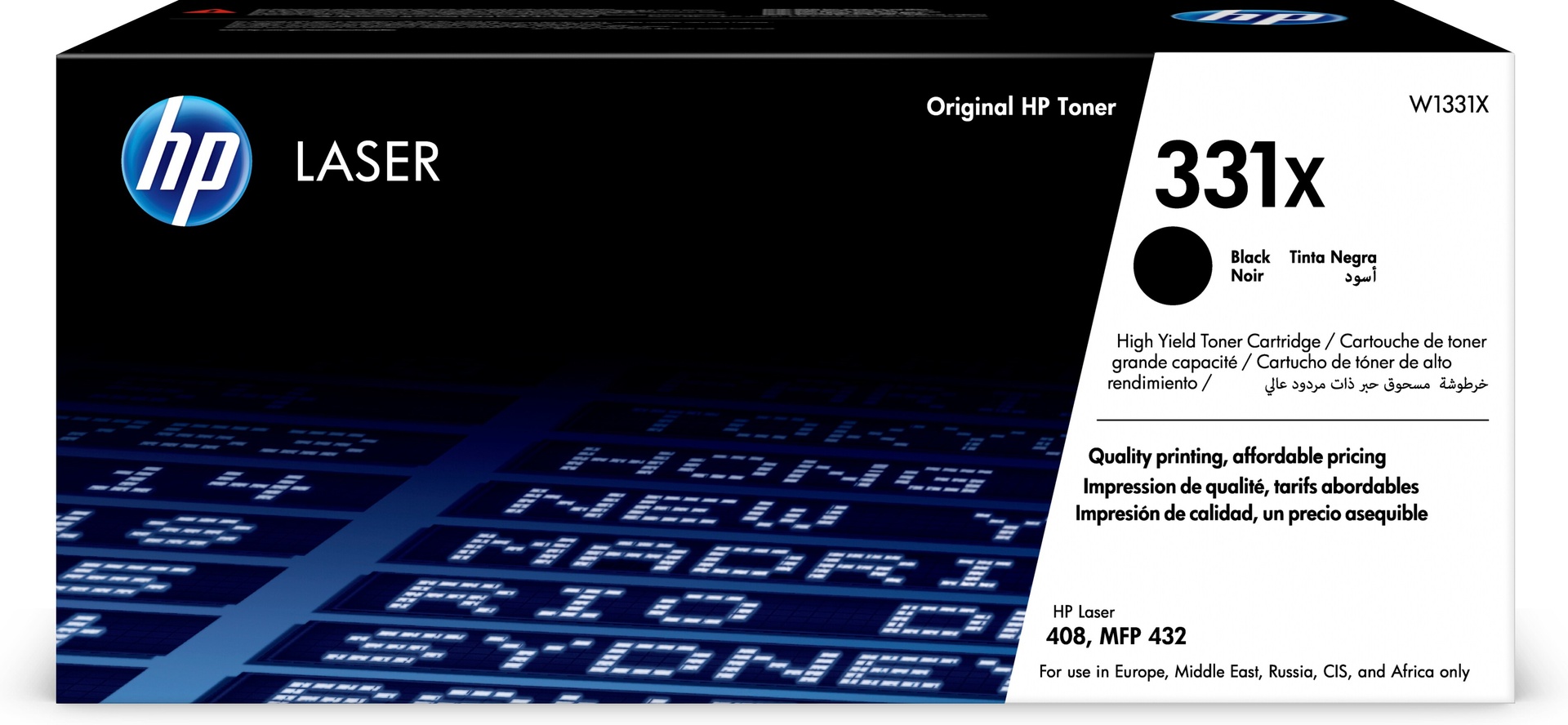 HP W1331X - Toner noir, 15 000 pages
